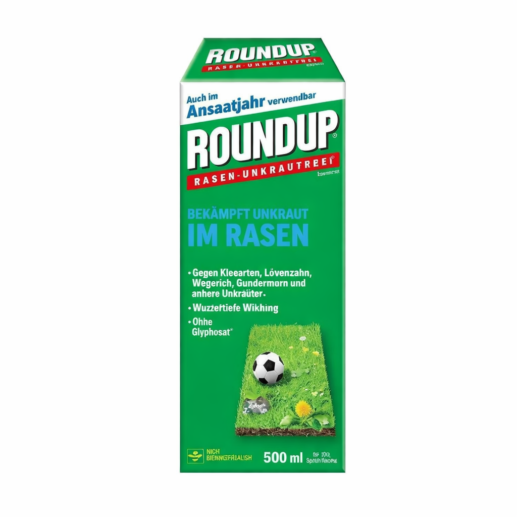 Roundup Concentré Désherbant Jardin 500ml - Pelouse Saine et Entretenue